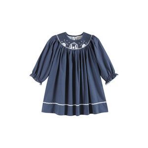 Navy Blue Kids Casual Dress